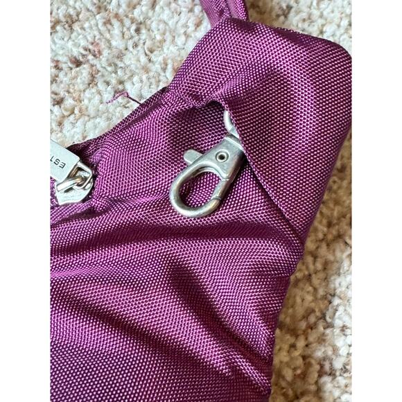 Travelon Anti-Theft Classic Crossbody bag/purse, Purple canvas; - Picture 12 of 15